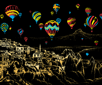 Balloons Over Cappadocia 🎈🌙✨